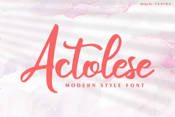 Actolese: A Handwritten Font That Elevates Brand Identity