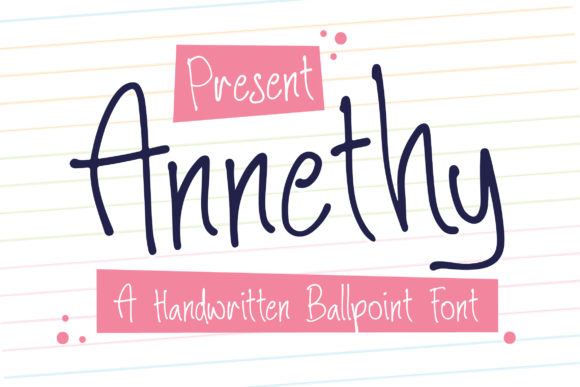 Annethy: A Handwritten Font for Web Design