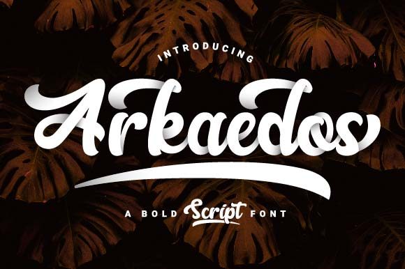 Arkaedos: A Bold Handwritten Font for Dynamic Branding
