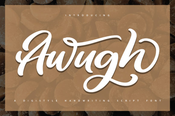 Awugh: A Bold Handwritten Font for Stylish Branding