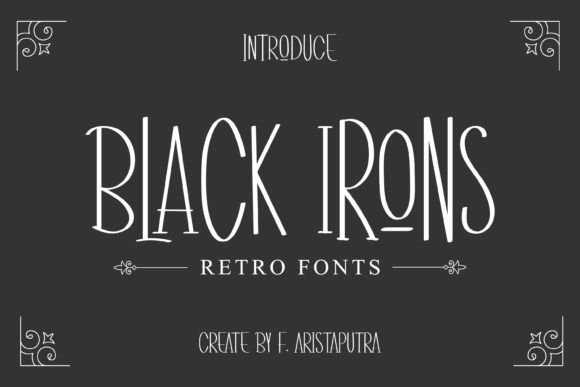 Black Irons: A Modern Sans Serif for Editorial Design
