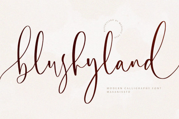 Blushyland Font for Modern Branding and Visual Appeal