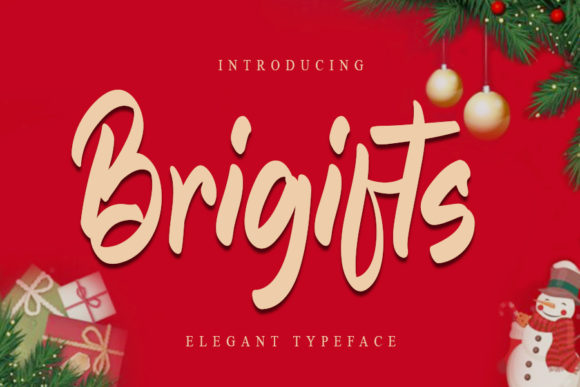 Brigifts: A Cheerful Script Font for Creative Projects