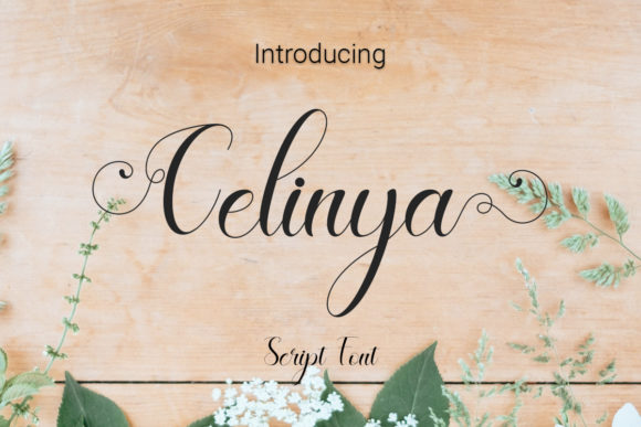 Celinya – A Dainty Script Font for Handmade Creations