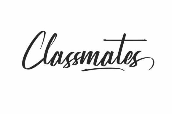 Classmates: A Handwritten Font for Digital Creativity