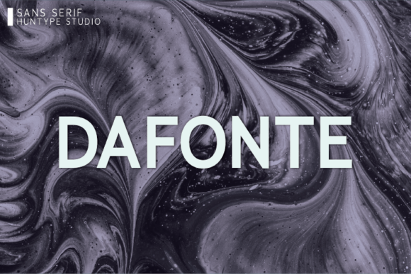 Dafonte: A Bold Sans Serif Font for Modern Campaigns