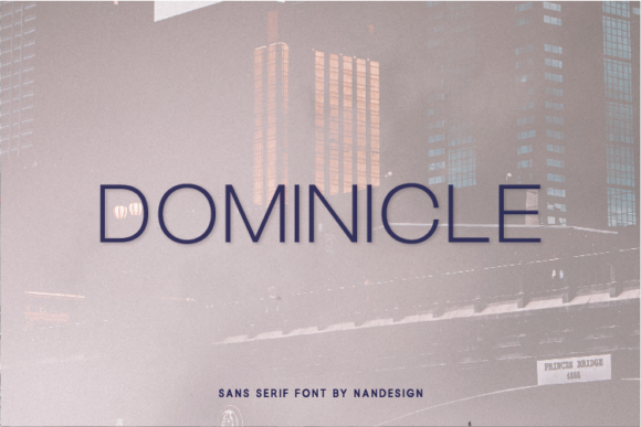 Dominicle: A Minimal Sans Serif Font for Craft Creations