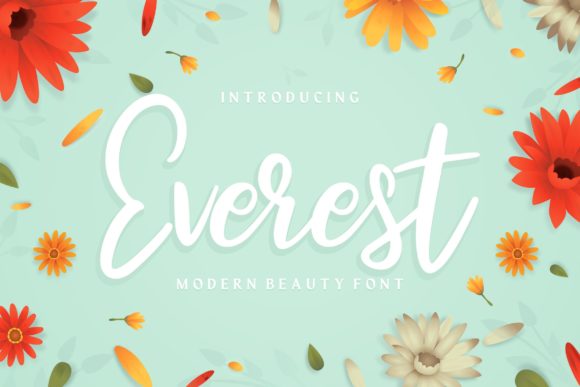 Everest: A Handwritten Font for Romantic Campaigns