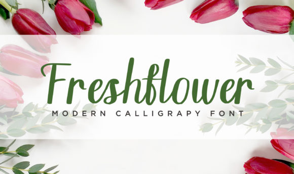 Freshflower: A Handwritten Font That Breathes Life into Editorial Design