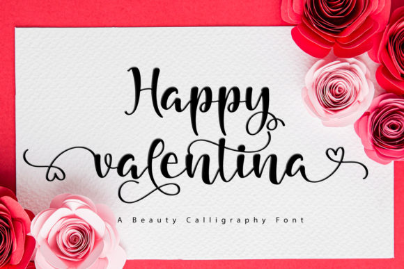 Happy Valentina Font for Web Design Projects