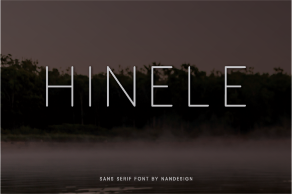 Hinele: A Minimal Sans Serif Font for Modern Campaigns