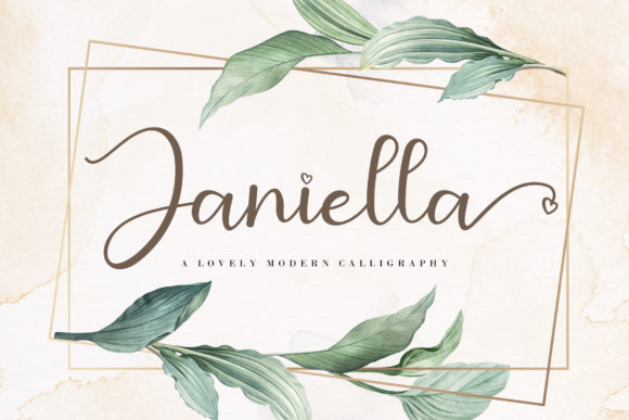 Janiella: A Romantic Font for Your Branding Needs