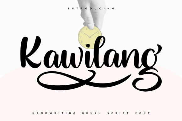 Kawilang: A Handwritten Font for Bold Editorial Design