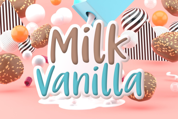 Milk Vanilla Font for Creative Campaigns