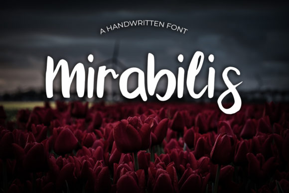 Mirabilis: A Handwritten Font for Elegant Editorial Design