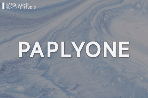 Paplyone: A Clean Sans Serif Font for Your Brand