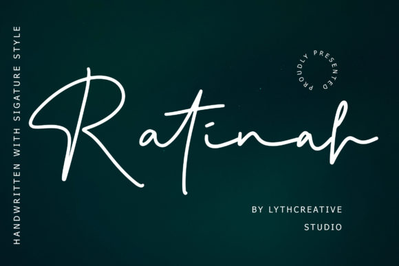 Ratinah Script Font for Web Design