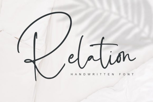 Relation: A Handwritten Font for Modern Web Design