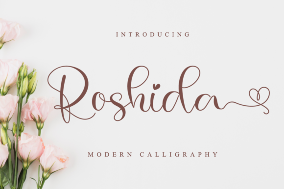 Roshida Script Font for Digital Campaigns