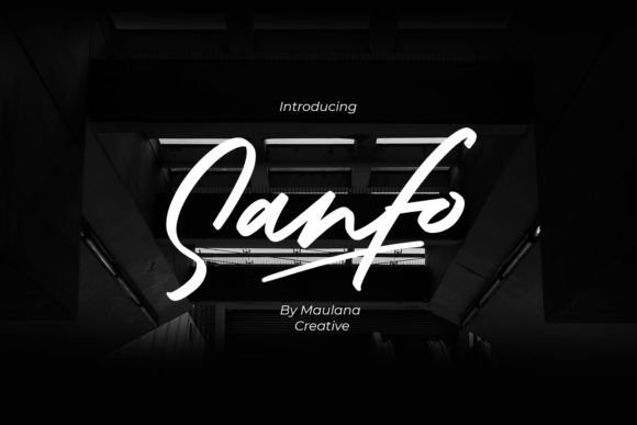 Sanfo: A Handwritten Font for Crafters and Creators