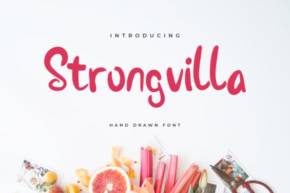 Strongvilla: A Script Font for Bold Branding