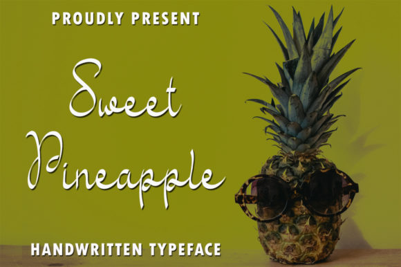 Sweet Pineapple Script Font for Handmade Creations