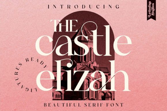The Castle Elizah: A Bold Serif Font for Digital Design