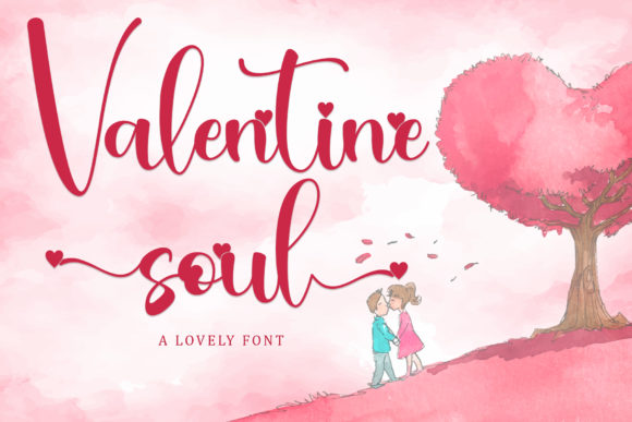 Valentine Soul: A Romantic Script Font for Dreamy Branding