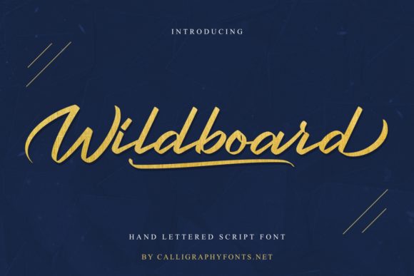 Wildboard: A Handwritten Font That Elevates Branding