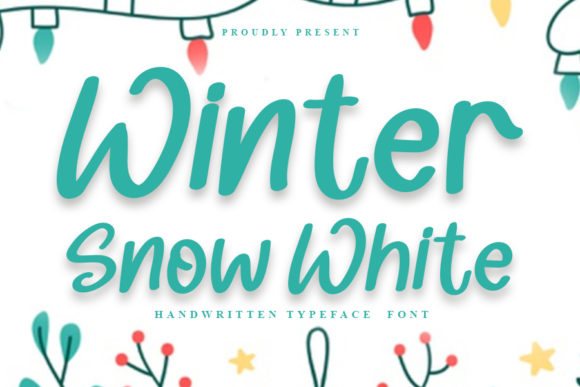 Winter Snow White Font Review for Branding Projects