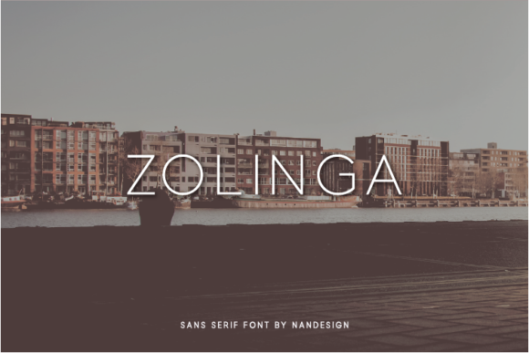 Zolinga – A Minimal Sans Serif Font for Modern Web Design